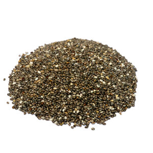 Black and white chia seeds